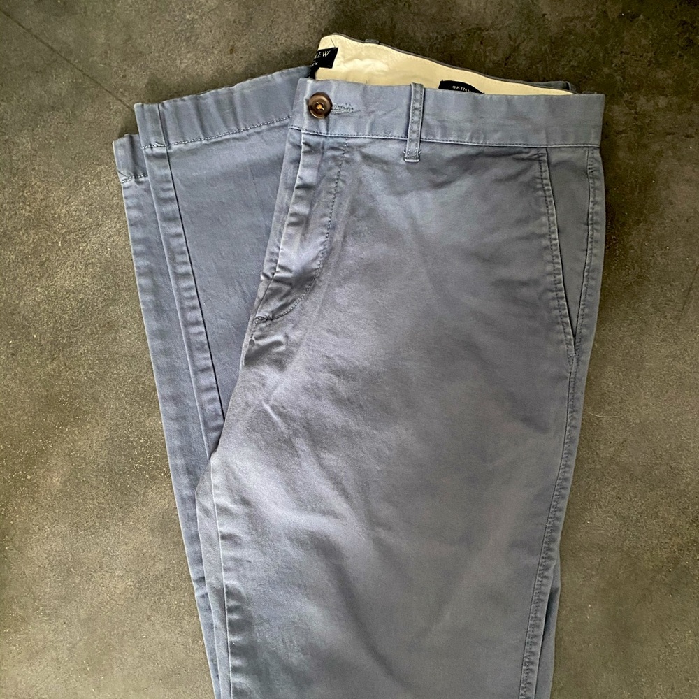 J Crew Men Straight Leg Flex Pants || 34x34